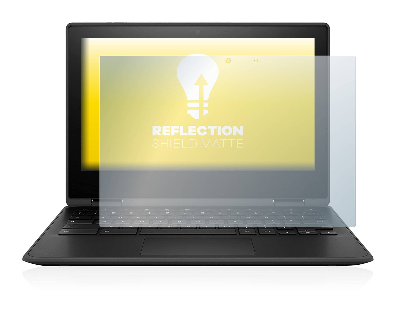 upscreen Reflection Shield Matte Premium Displayschutzfolie für HP Chromebook x360 11