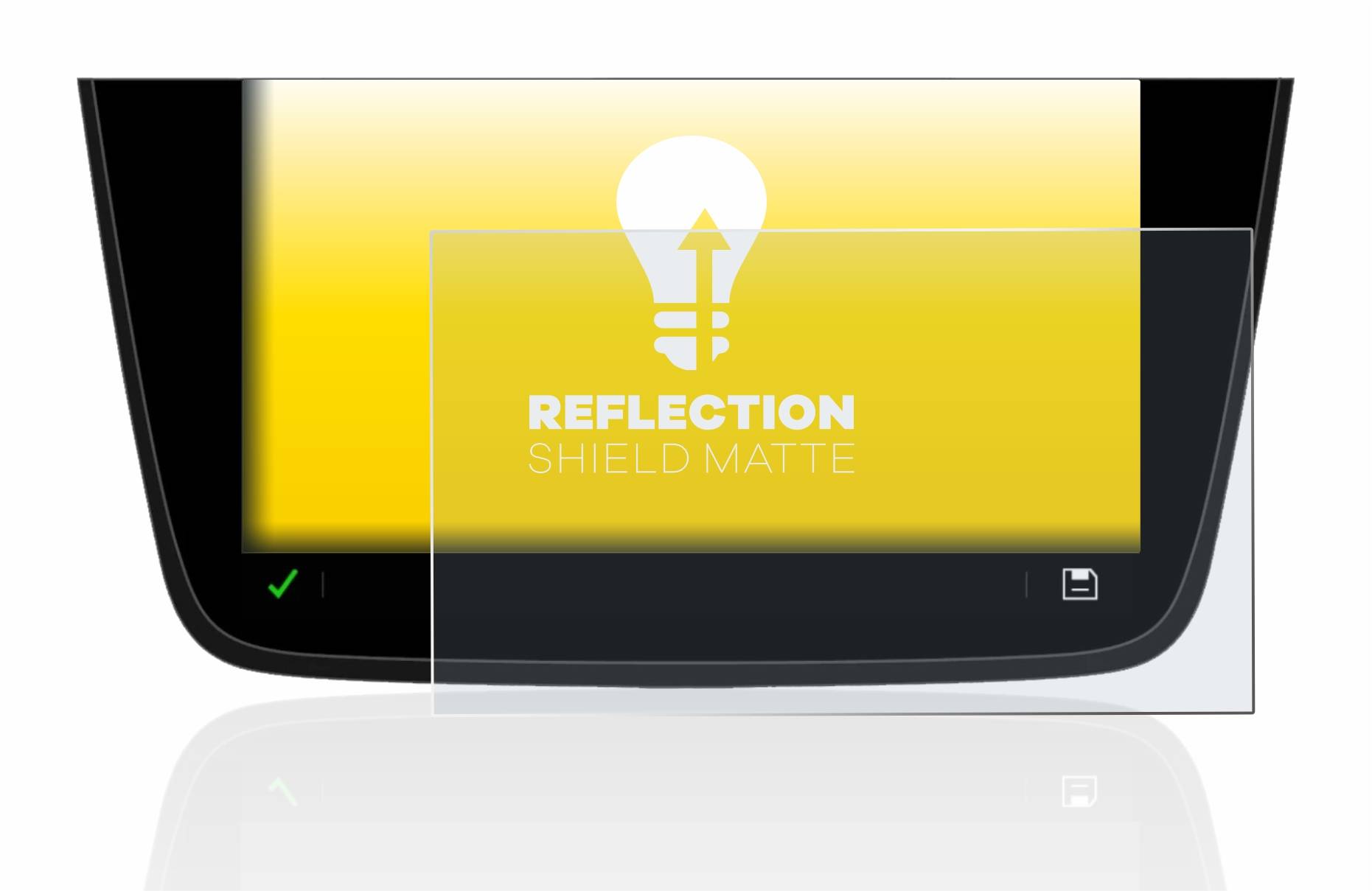 upscreen Schutzfolie für Opel Corsa F MY20 2020 Multimedia Navi 7" Folie Matt Entspiegelt Anti-Reflex