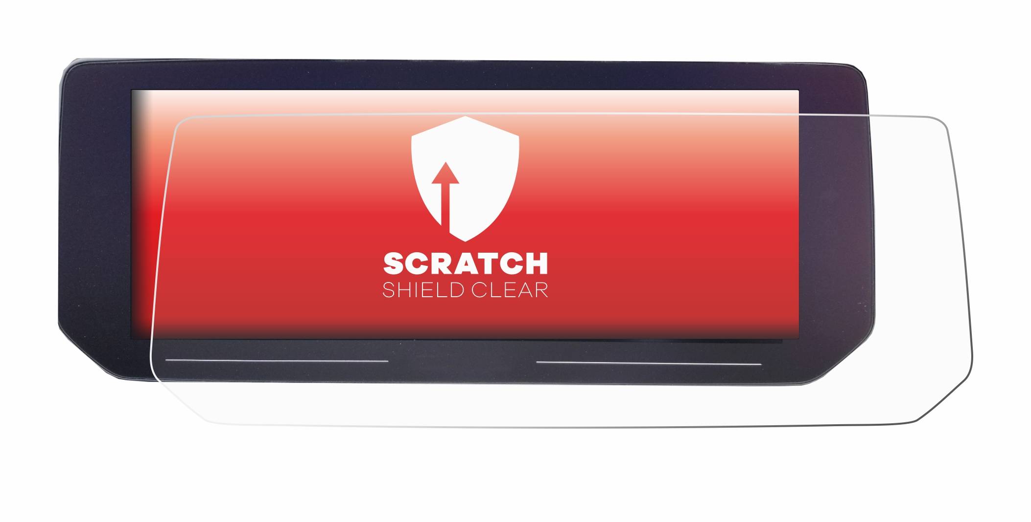 upscreen Scratch Shield Clear Premium Displayschutzfolie für BMW K 1600 GTL Connectivity TFT