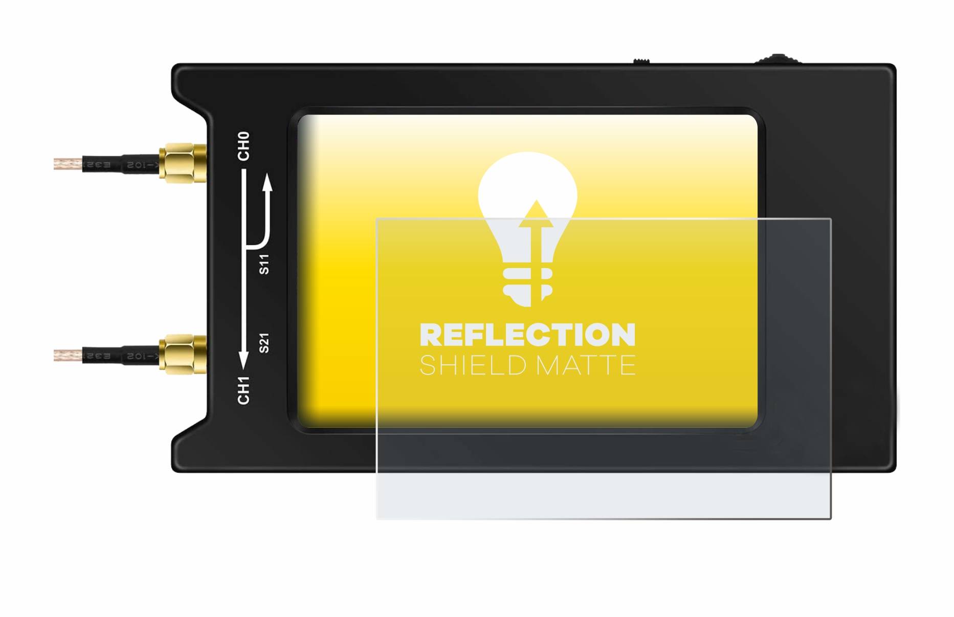 upscreen Reflection Shield Matte Premium Displayschutzfolie für NanoVNA