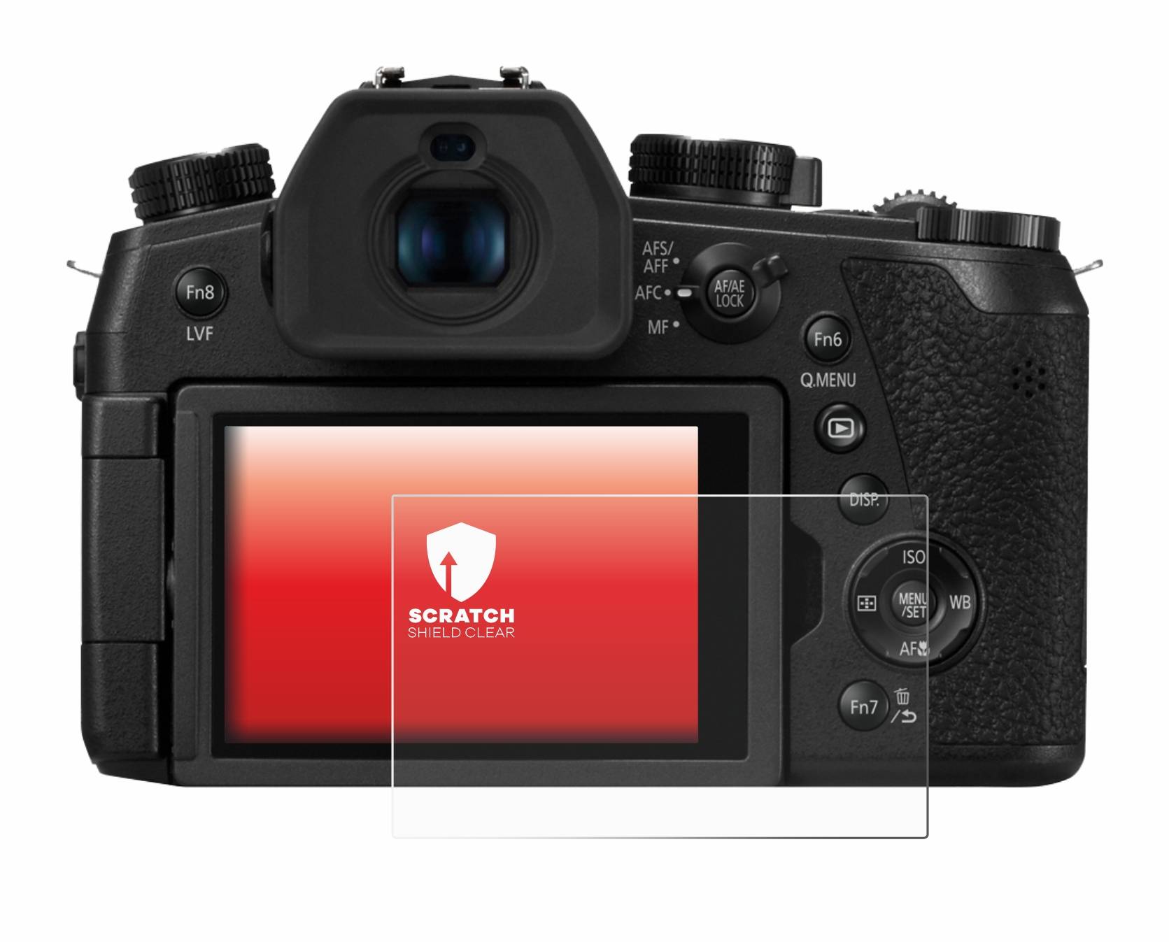 upscreen Schutzfolie für Panasonic Lumix DMC-FZ1000 II Kratzschutz Anti-Fingerprint Klar
