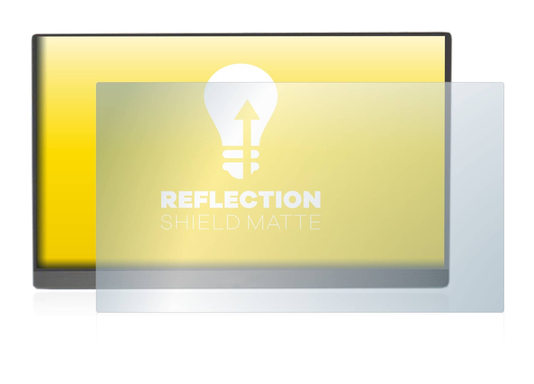 upscreen Reflection Shield Matte Premium Displayschutzfolie für Arozpa 15.6 1080p Portable