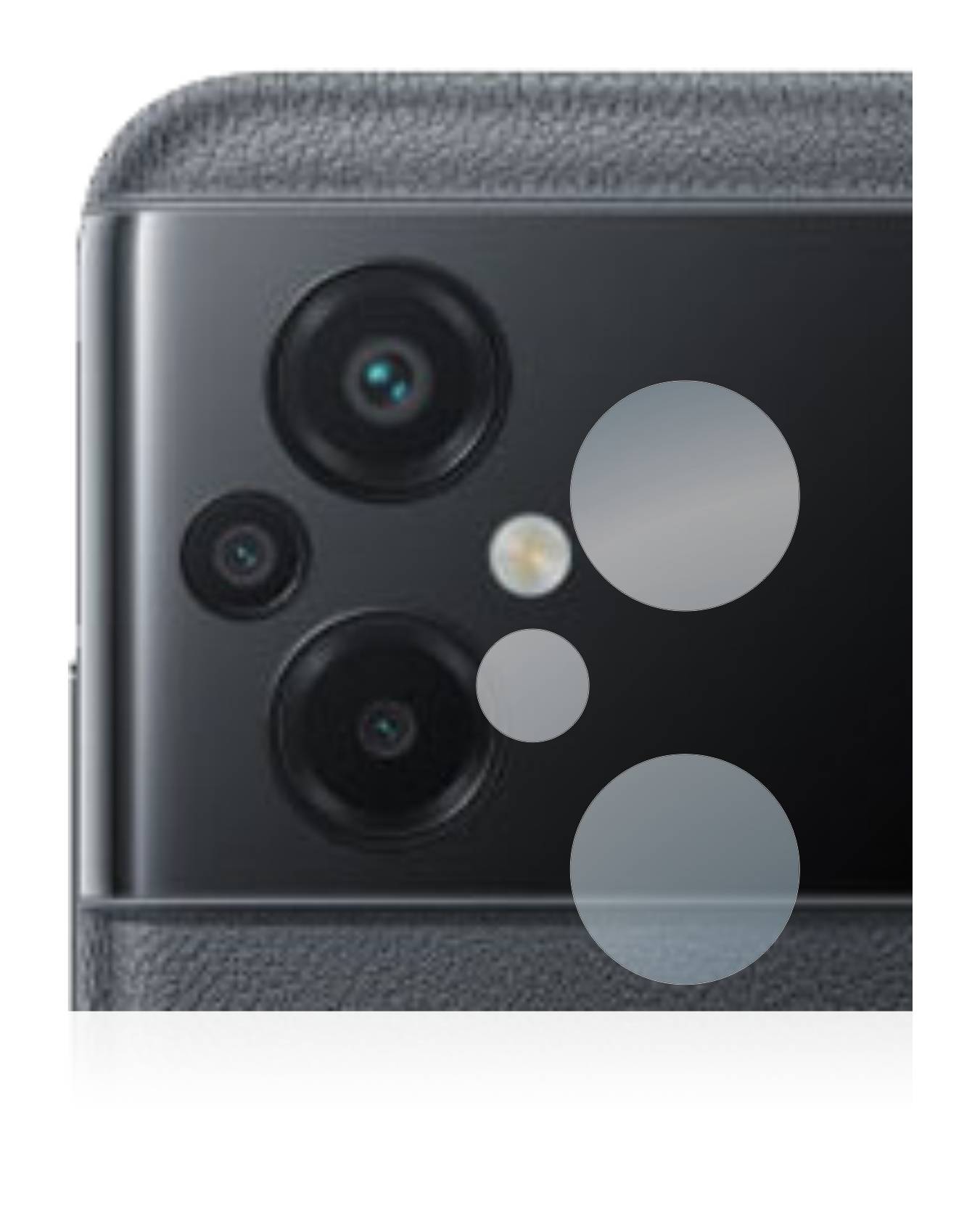 upscreen Schutzfolie für Xiaomi Poco M5 (NUR Kameraschutz) Kratzschutz Anti-Fingerprint Klar