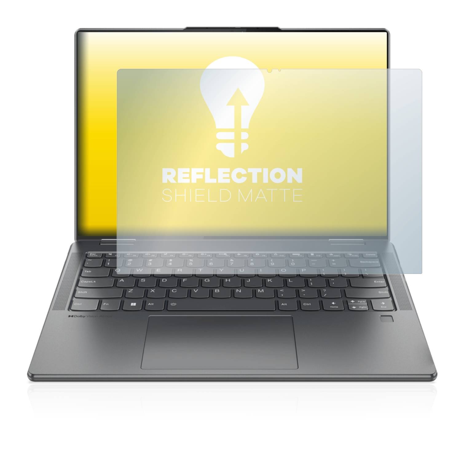 upscreen Schutzfolie für Lenovo Yoga 7i 14" 2-in-1 16:10 Folie Matt Entspiegelt Anti-Reflex