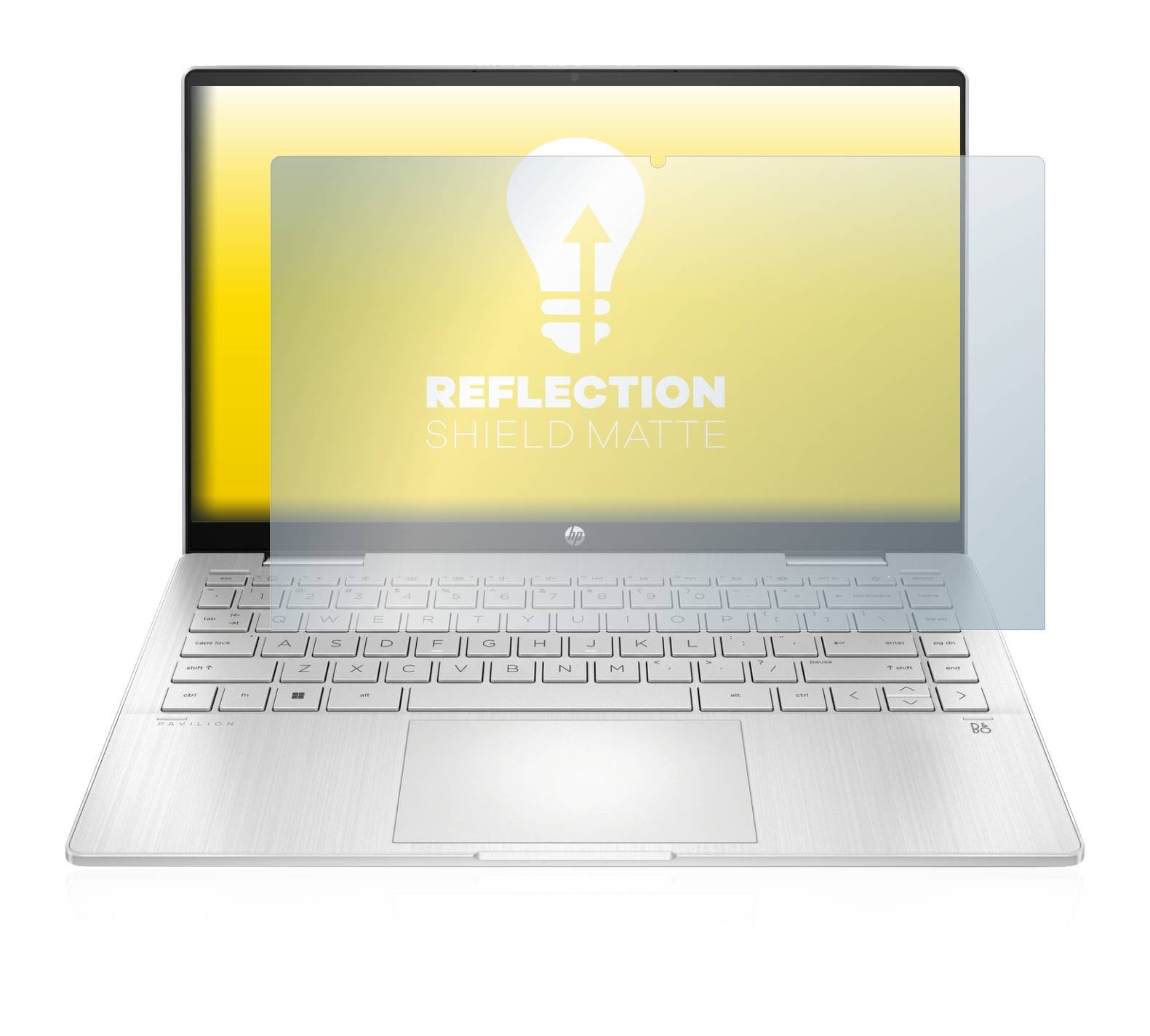 upscreen Reflection Shield Matte Premium Displayschutzfolie für HP Pavilion x360