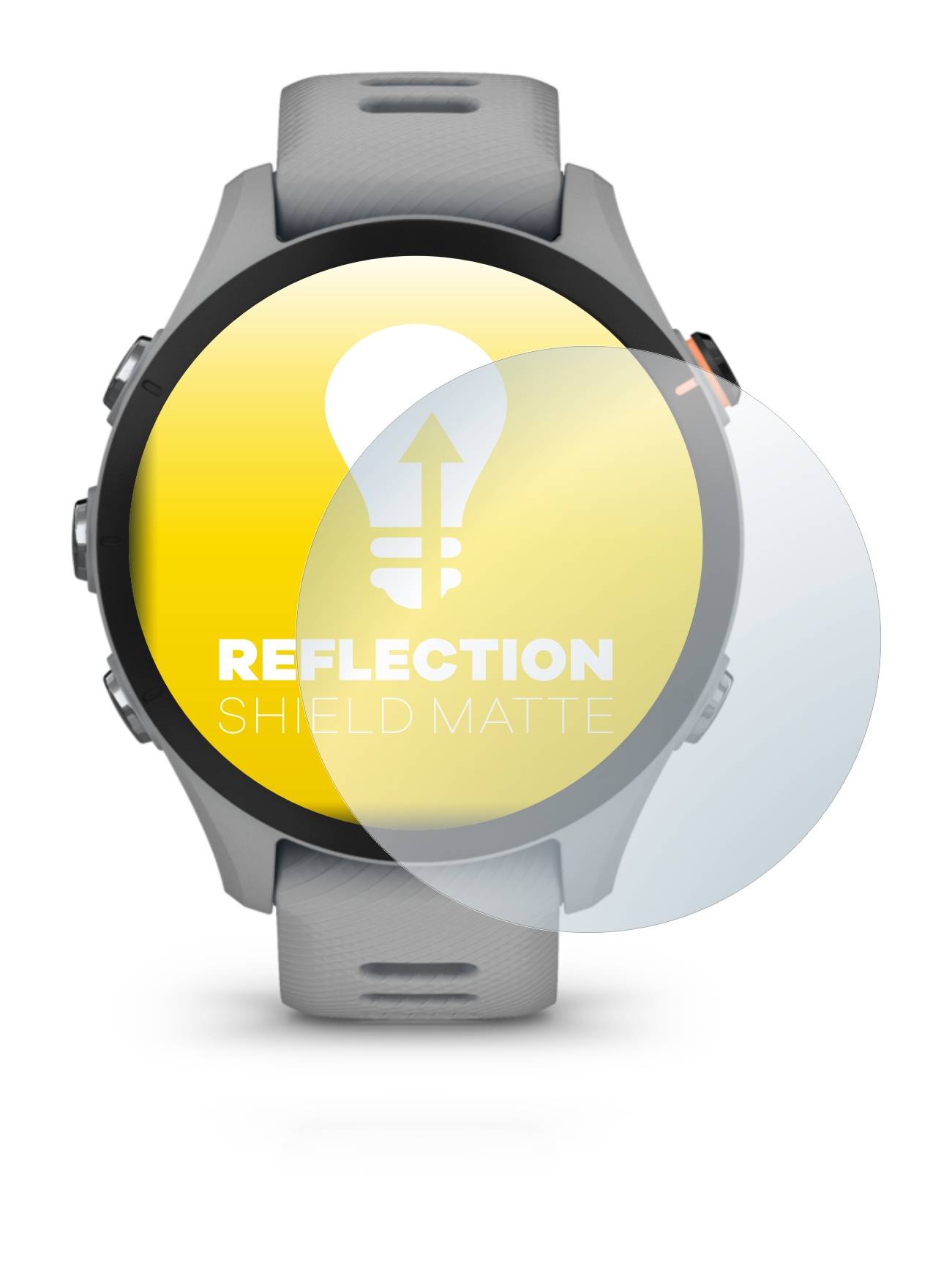 upscreen Reflection Shield Matte Premium Displayschutzfolie für Garmin Forerunner