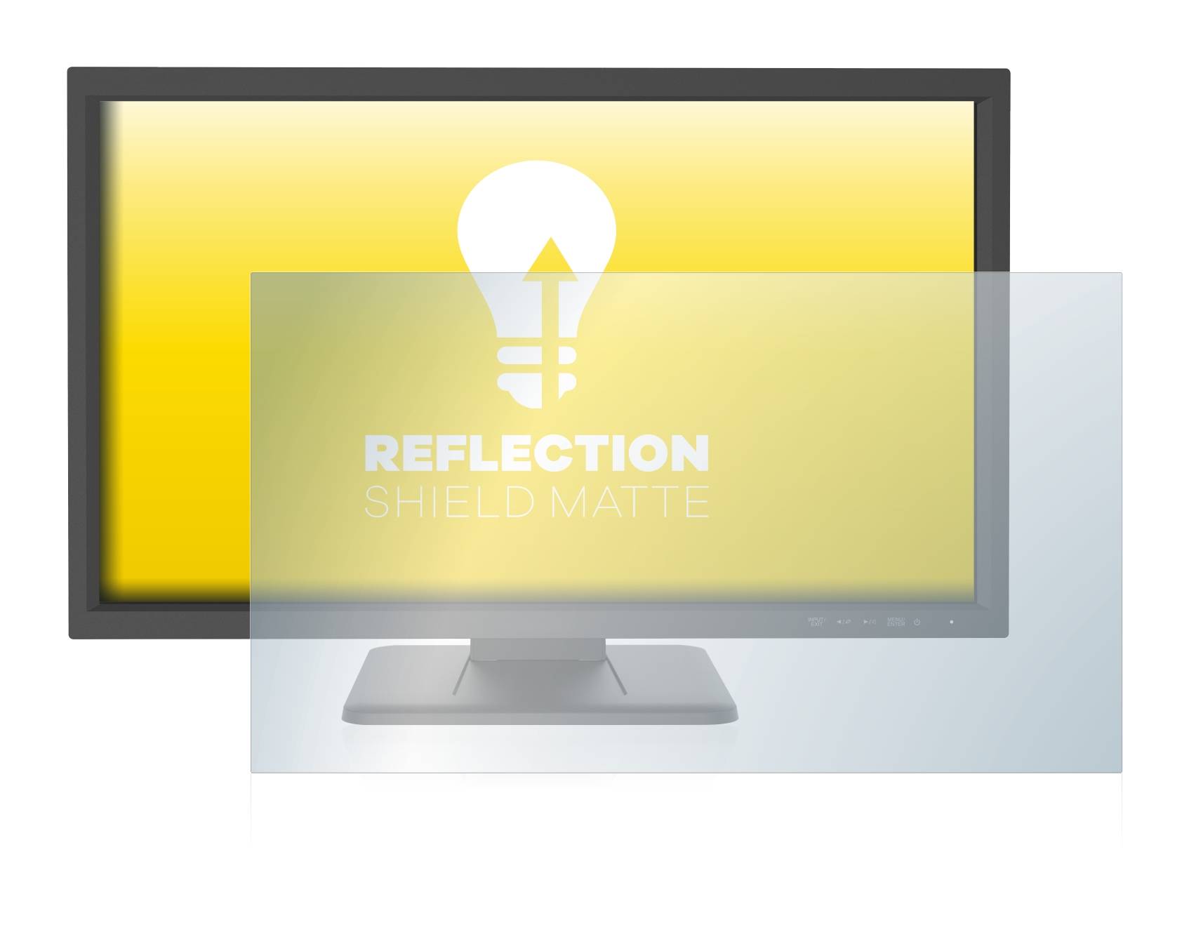 upscreen Reflection Shield Matte Premium Displayschutzfolie für Iiyama ProLite