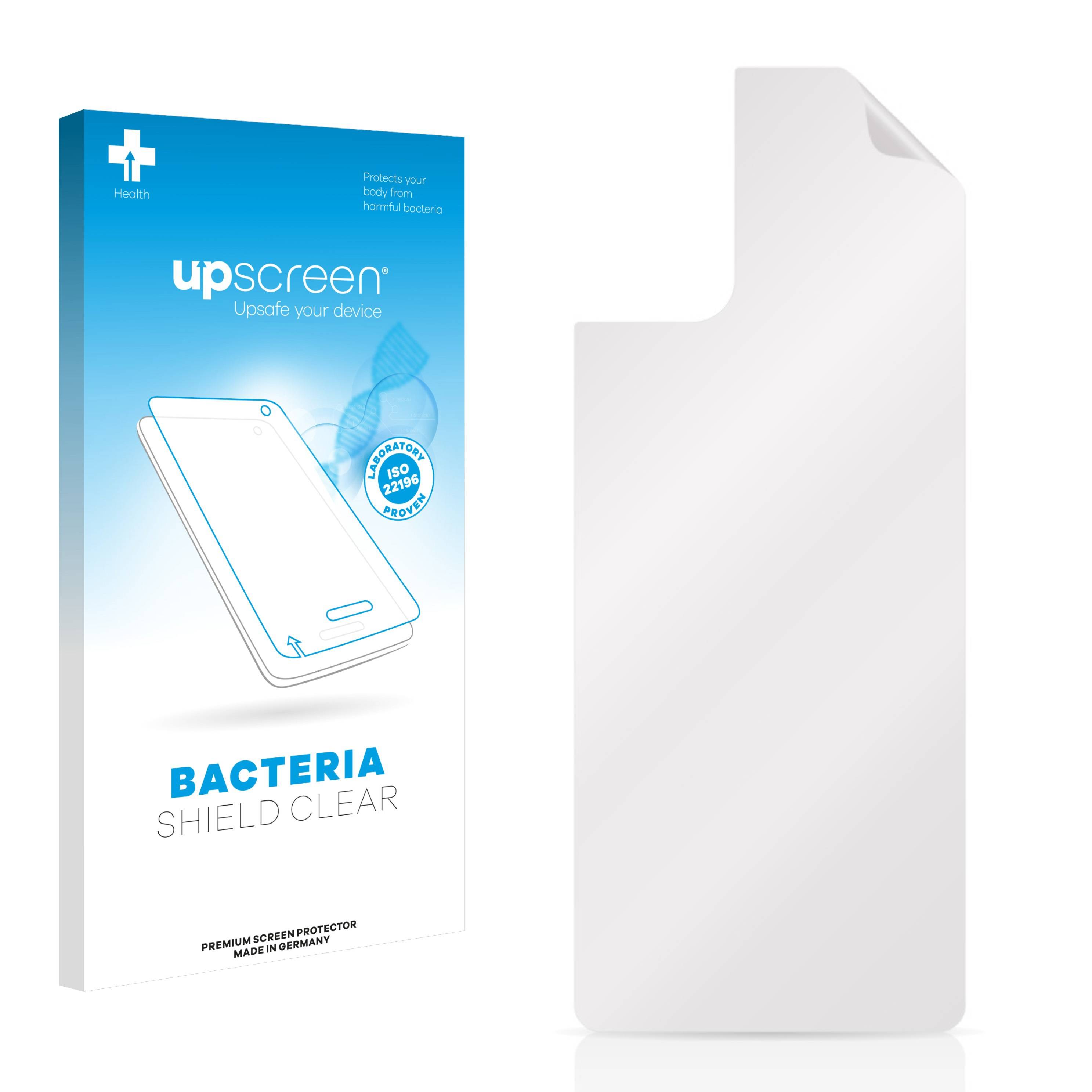 upscreen Schutzfolie für ASUS ZenFone 8 (Rückseite) Antibakterielle Folie Klar Anti-Kratzer