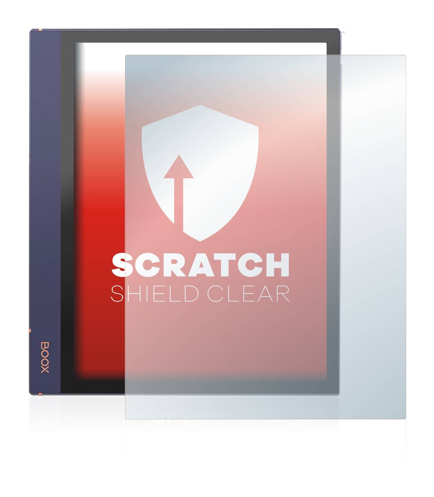 upscreen Scratch Shield Clear Premium Displayschutzfolie für Onyx Boox Note Air