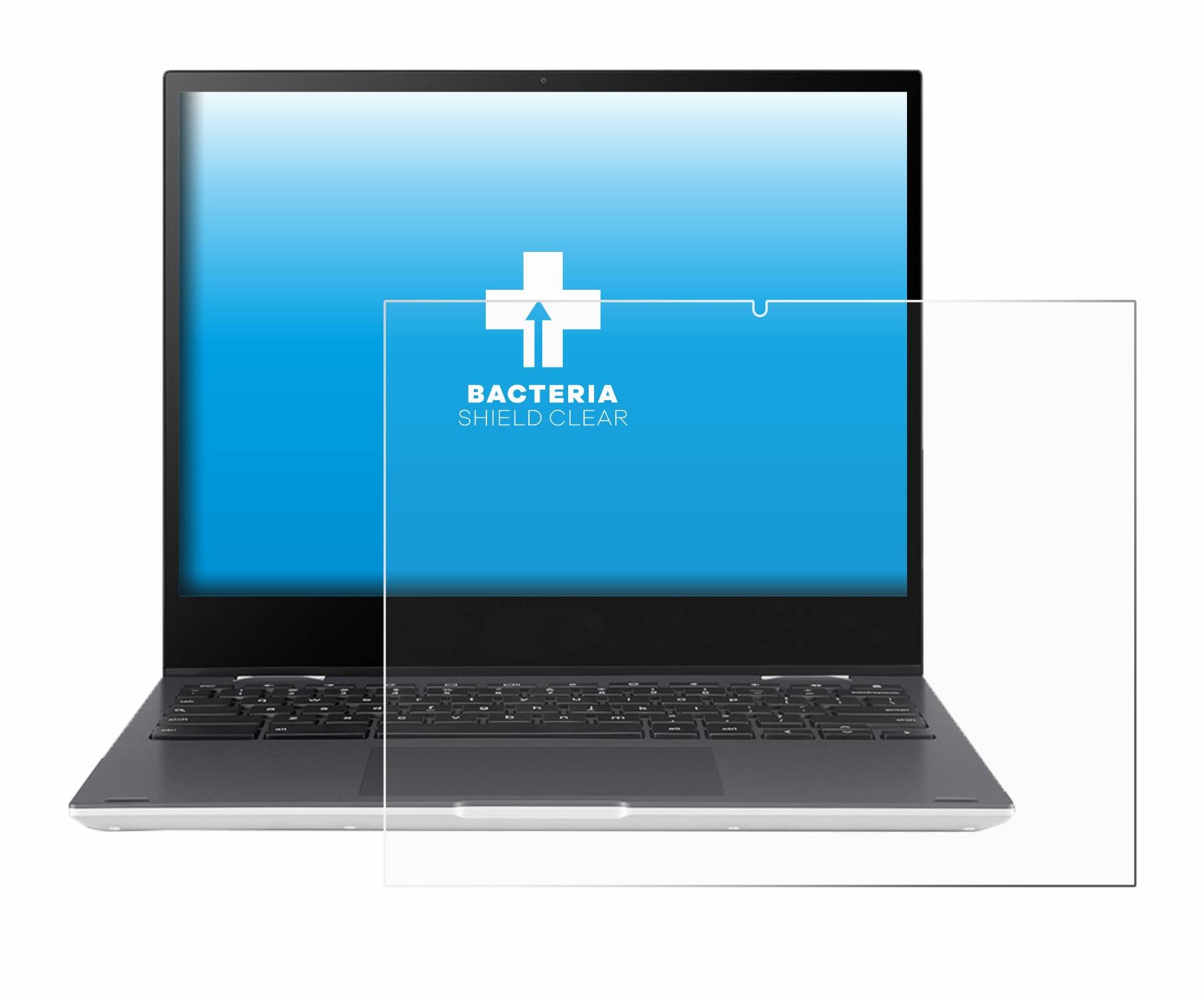 upscreen Bacteria Shield Clear Premium Antibakterielle Displayschutzfolie für Asus