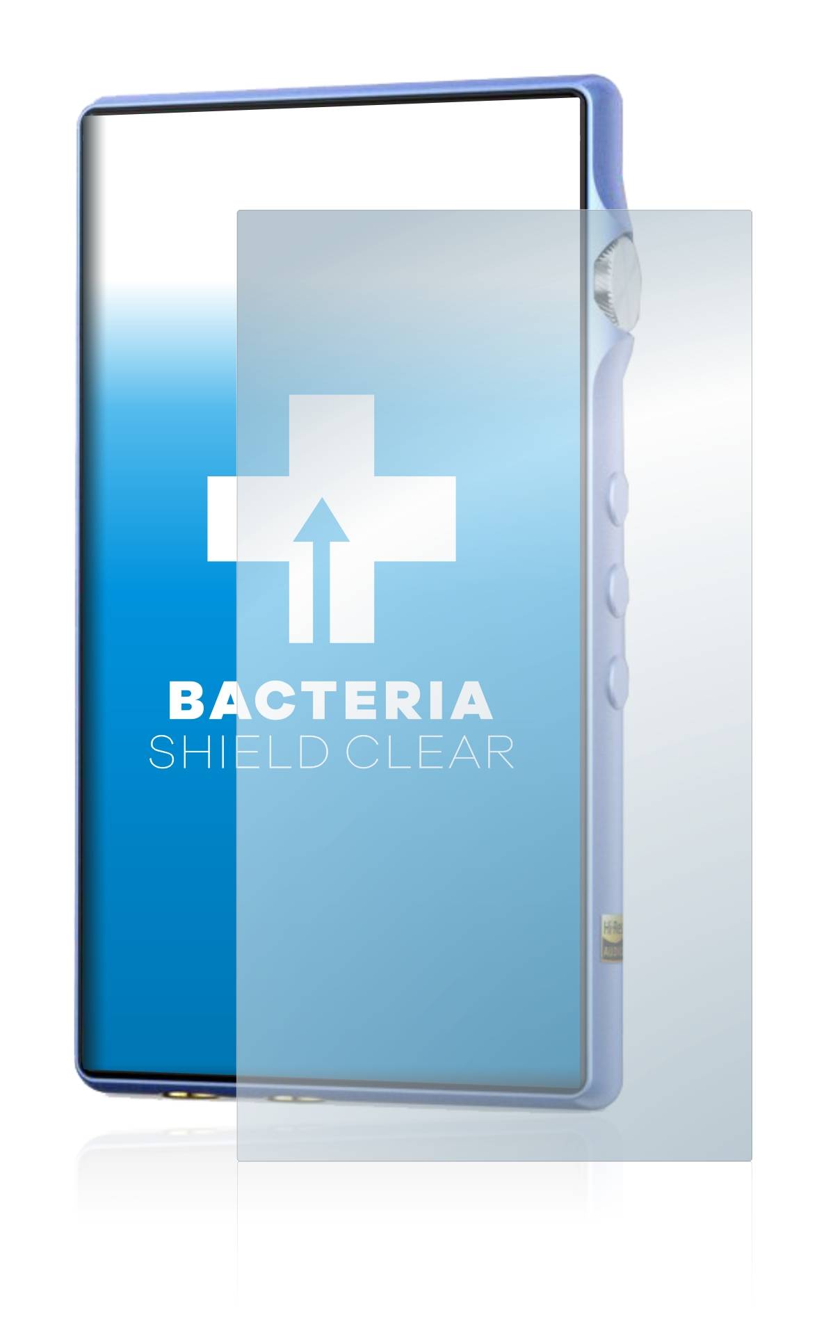 upscreen Bacteria Shield Clear Premium Antibakterielle Displayschutzfolie für iBasso