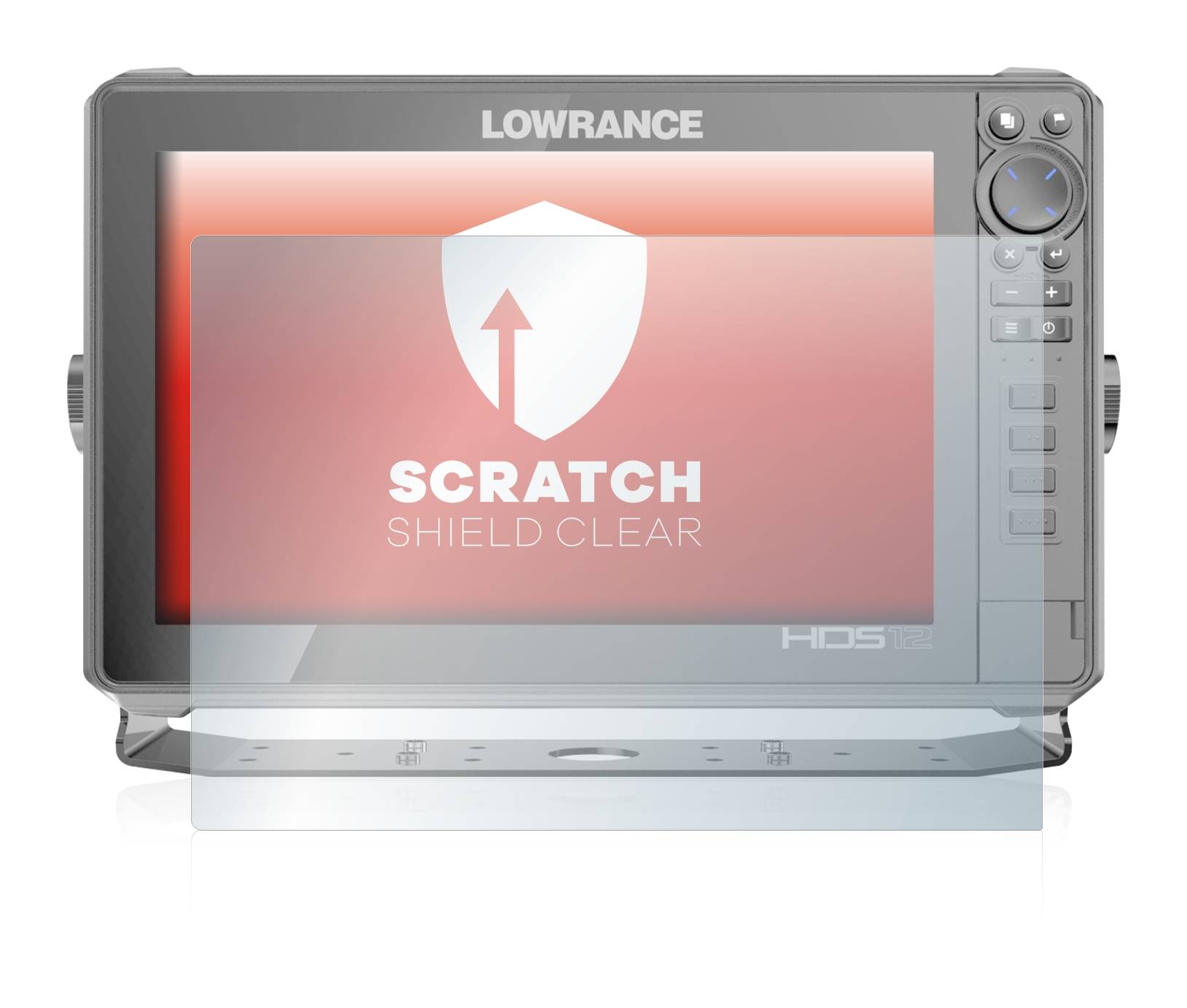 upscreen Schutzfolie für Lowrance HDS Live 12" Kratzschutz Anti-Fingerprint Klar