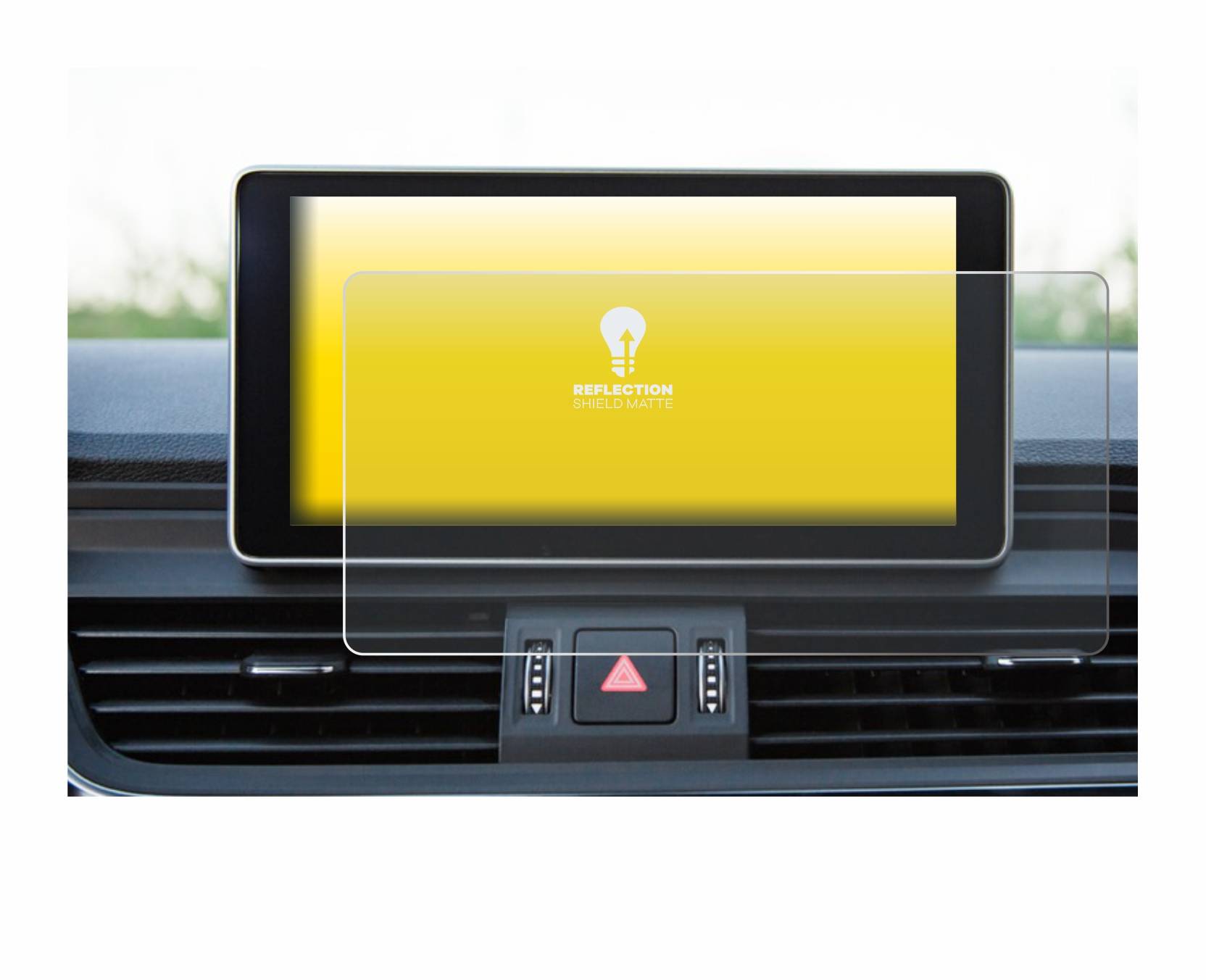upscreen Reflection Shield Matte Premium Displayschutzfolie für Audi Q5 2017 MMI
