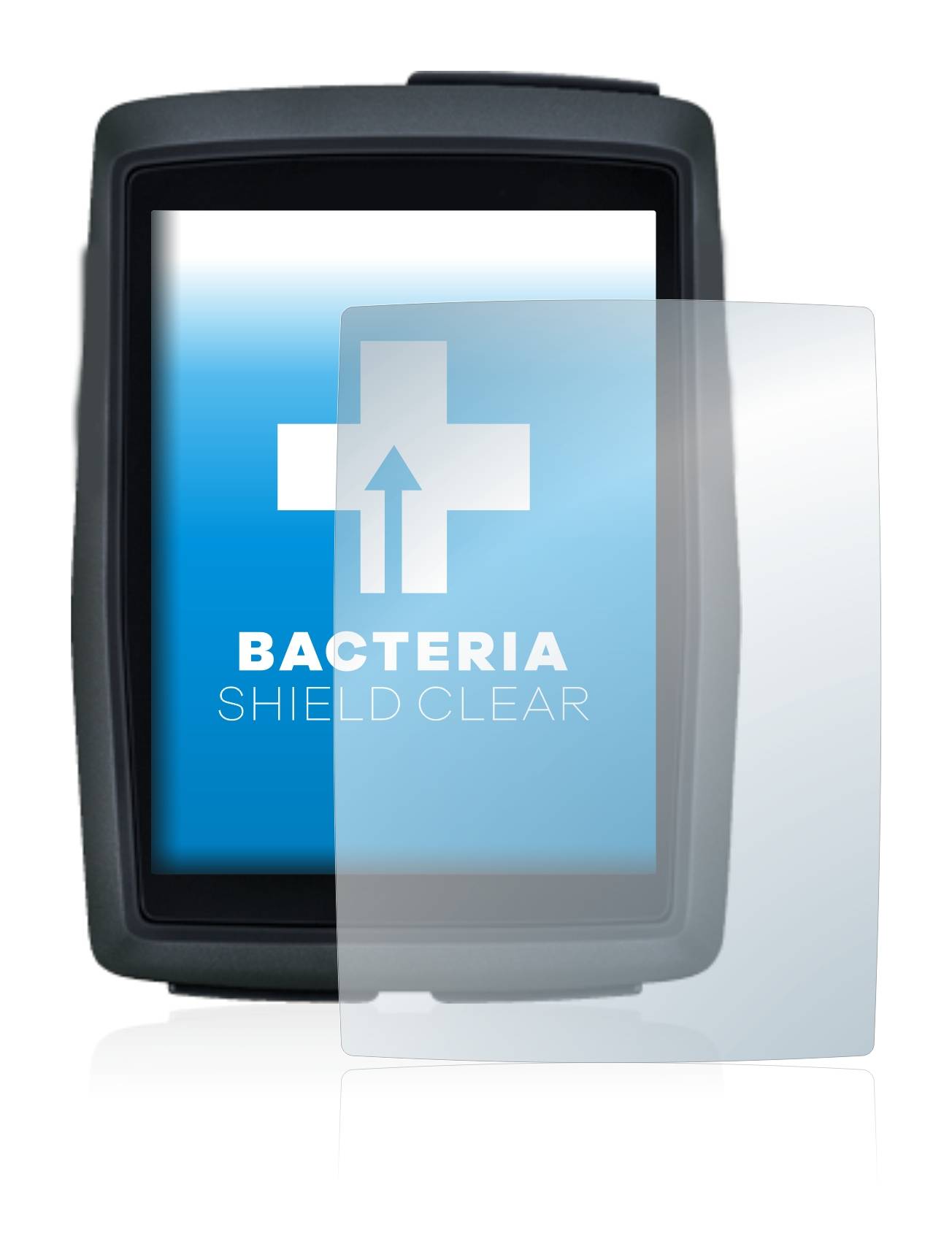 upscreen Bacteria Shield Clear Premium Antibakterielle Displayschutzfolie für Sigma BC 14.0