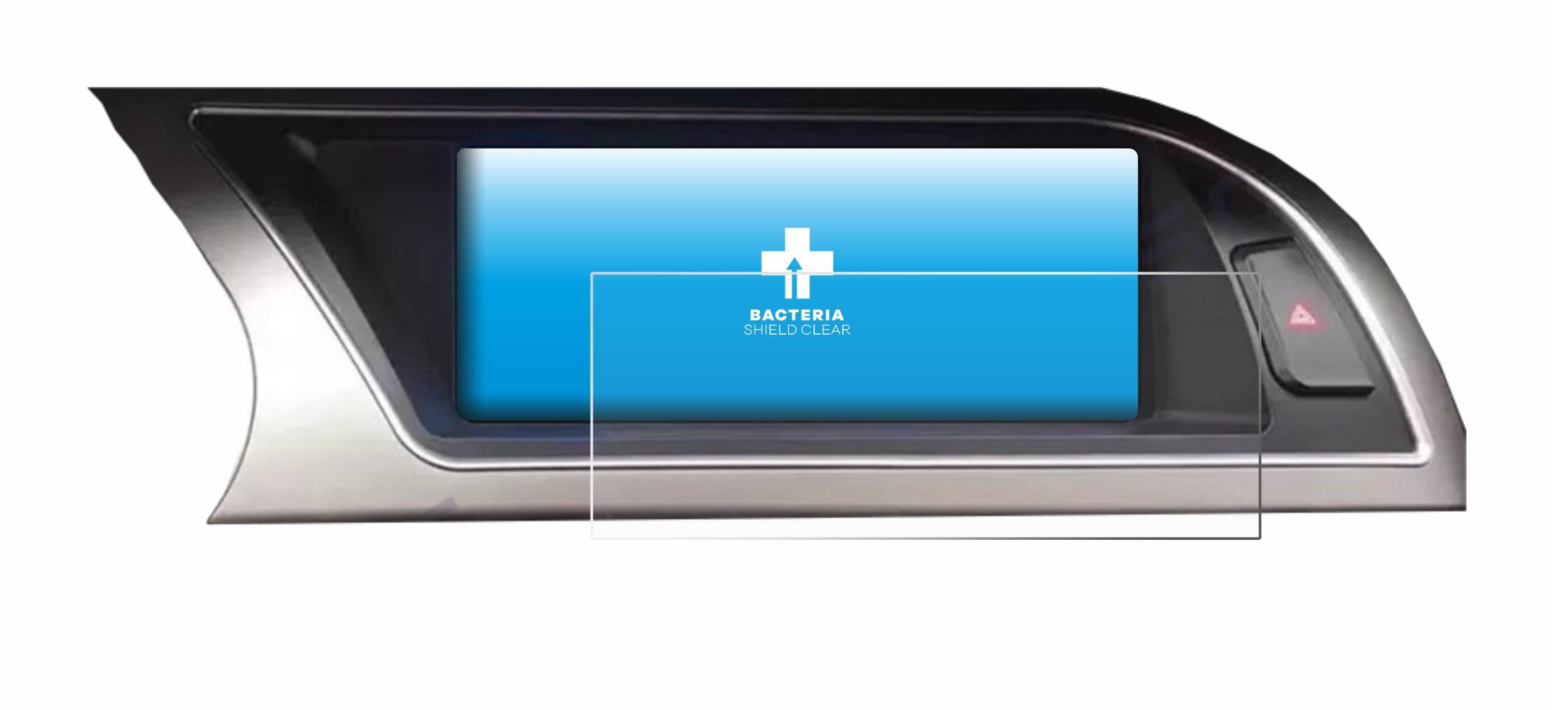 upscreen Bacteria Shield Clear Premium Antibakterielle Displayschutzfolie für Audi Audi A4