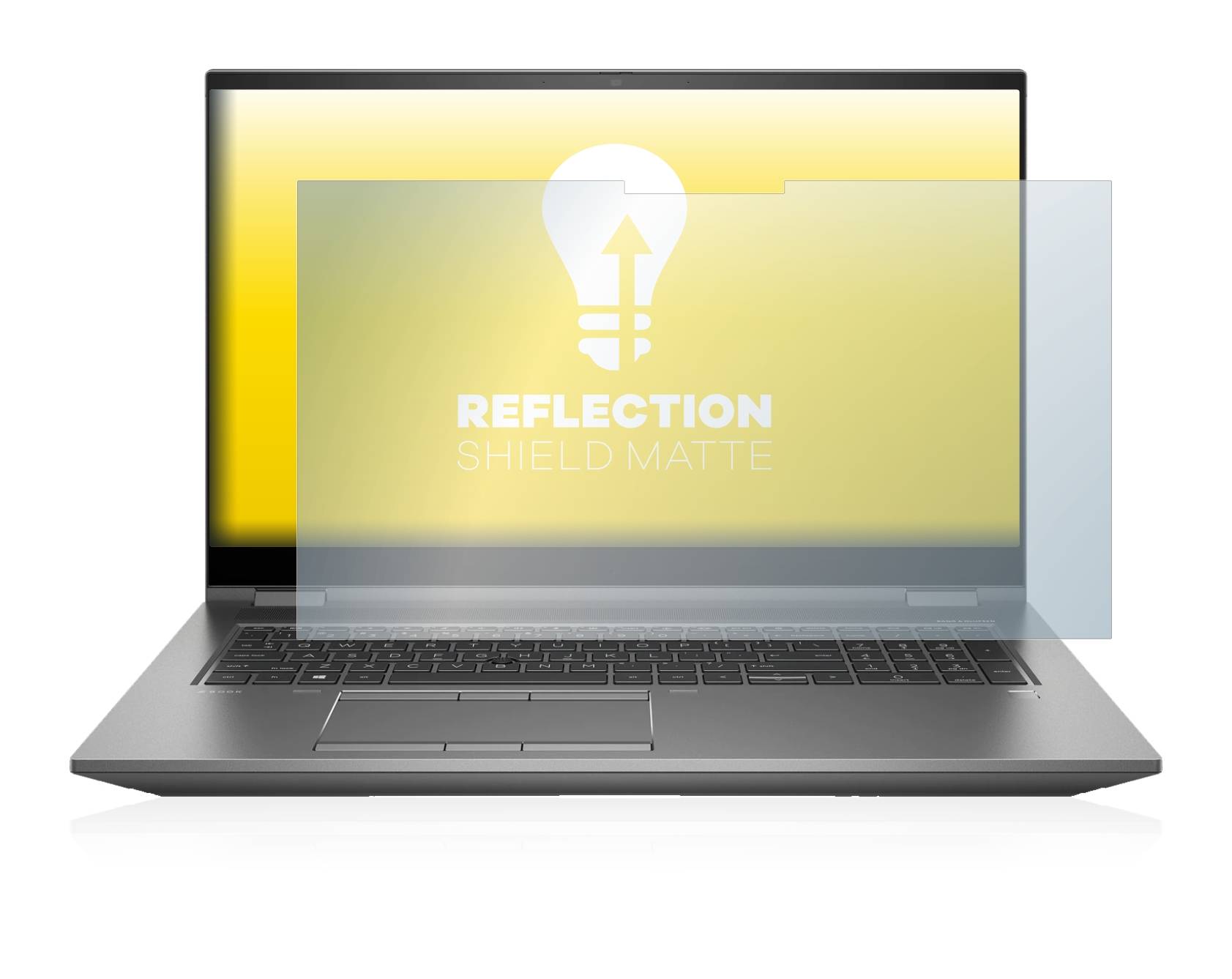 upscreen Reflection Shield Matte Premium Displayschutzfolie für HP ZBook Fury 17.3