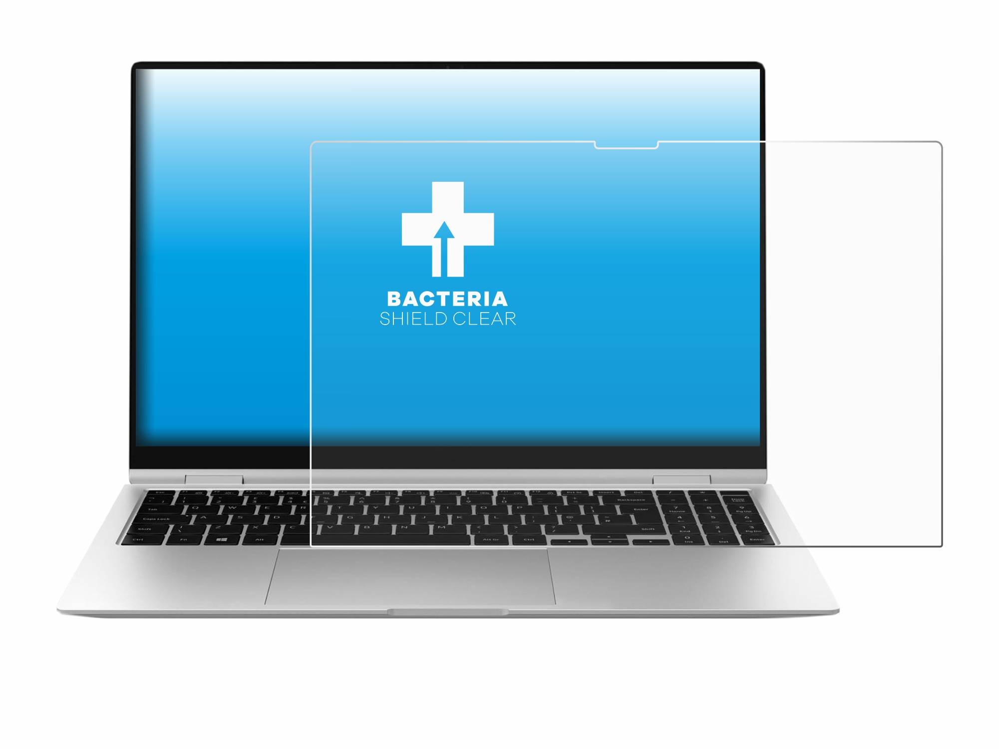 upscreen Bacteria Shield Clear Premium Antibakterielle Displayschutzfolie für Samsung Galaxy