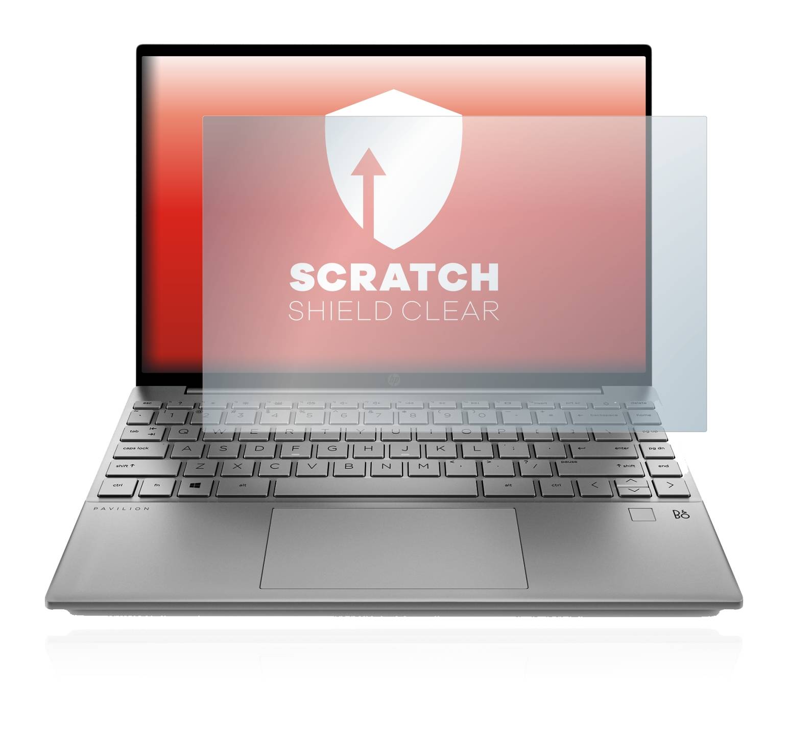 upscreen Scratch Shield Clear Premium Displayschutzfolie für HP Pavilion Aero