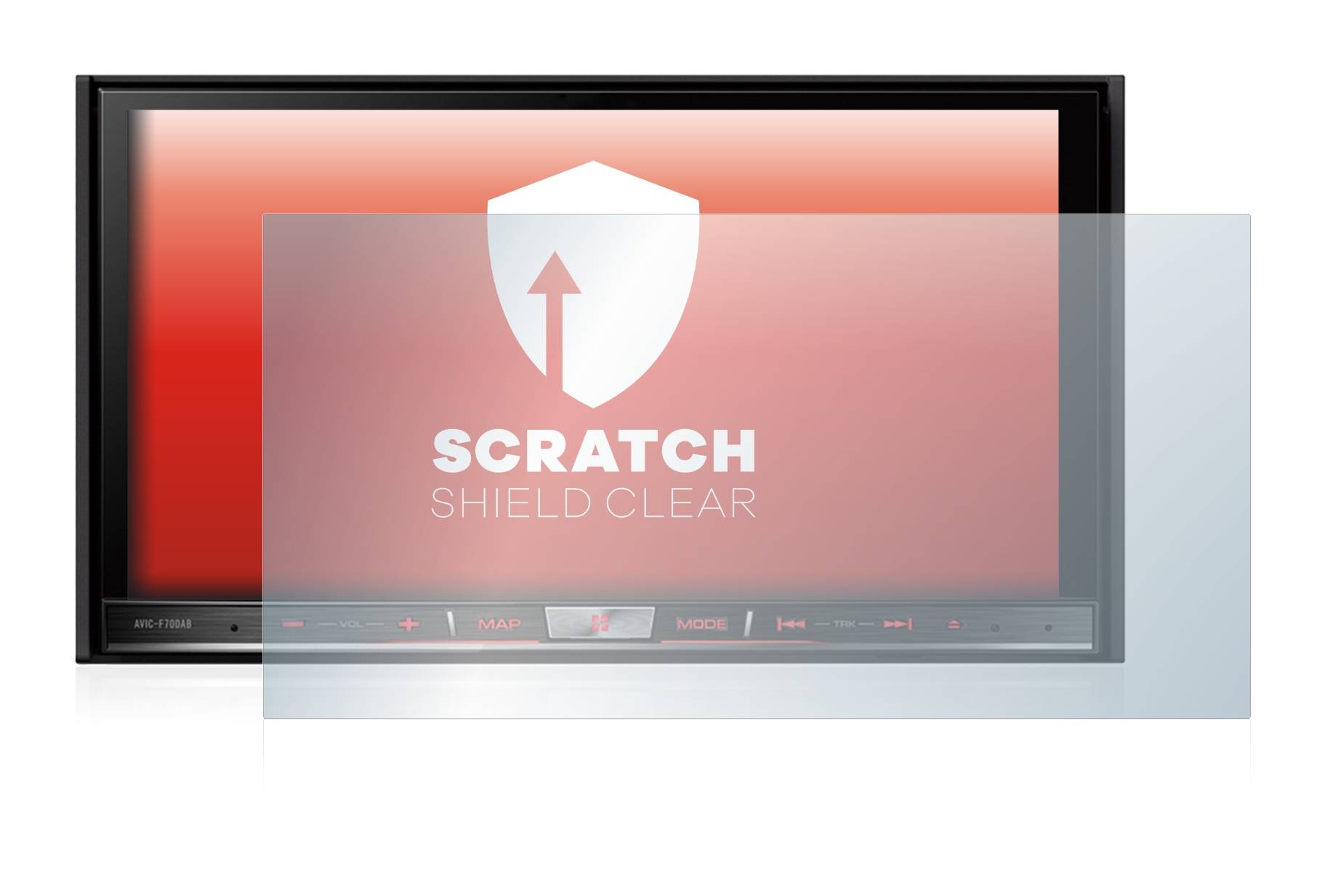 upscreen Scratch Shield Clear Premium Displayschutzfolie für Pioneer