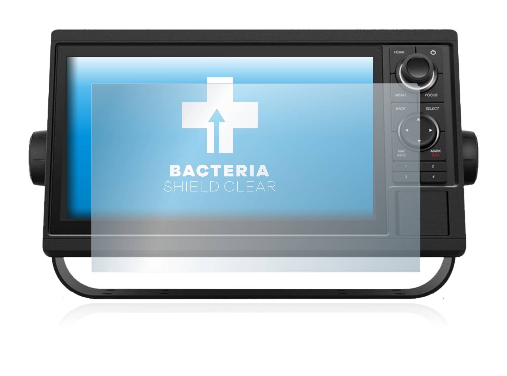 upscreen Bacteria Shield Clear Premium Antibakterielle Displayschutzfolie für Garmin GPSMAP