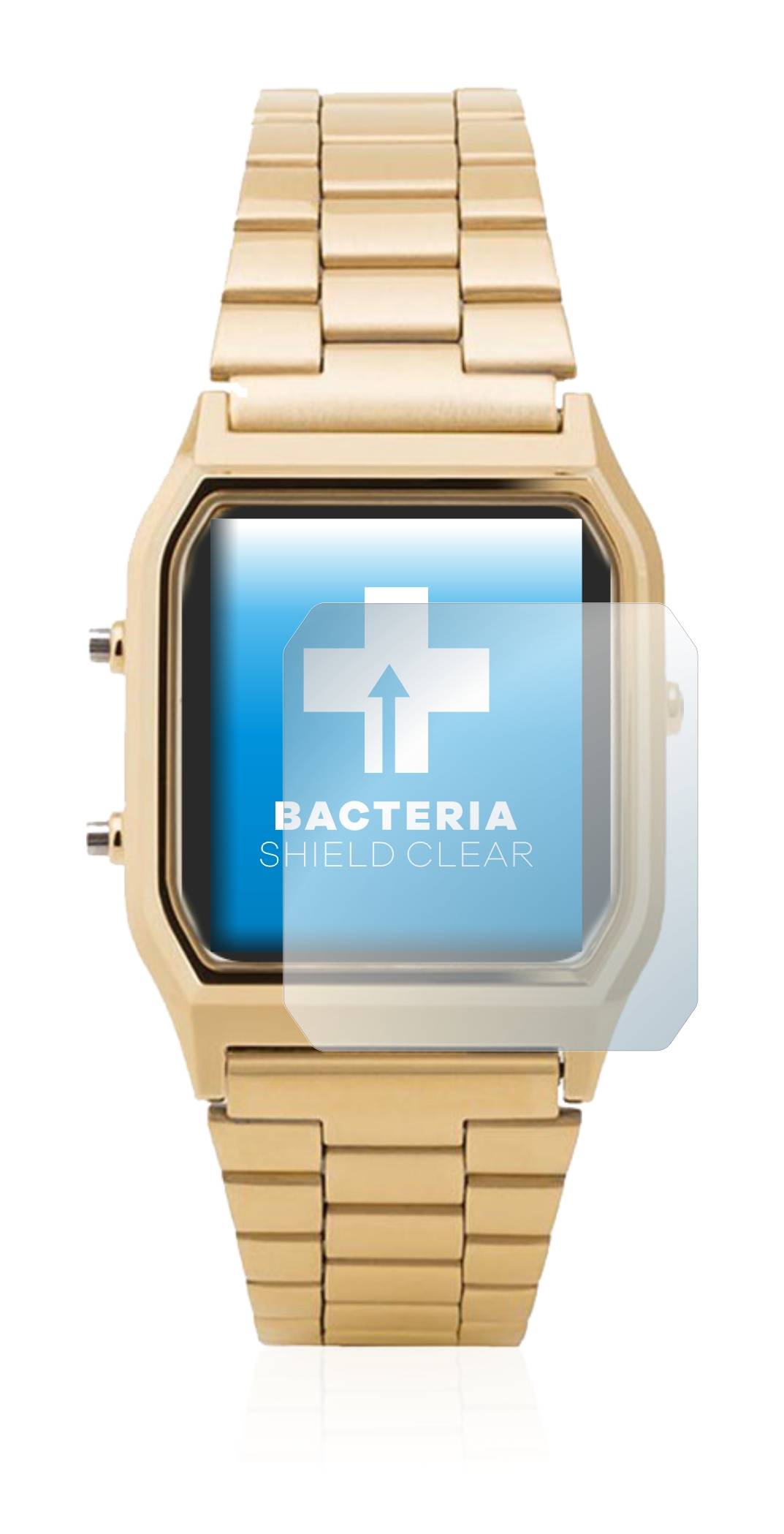 upscreen Bacteria Shield Clear Premium Antibakterielle Displayschutzfolie für Casio