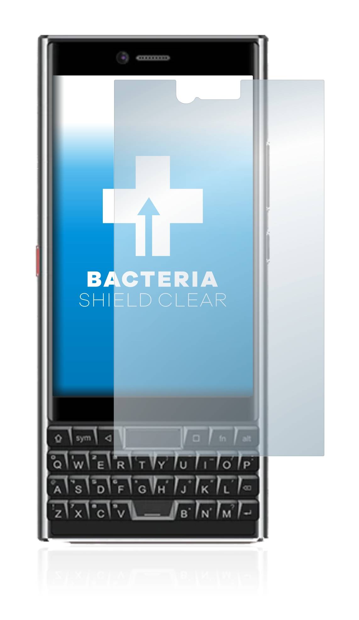 upscreen Schutzfolie für Unihertz Titan Slim Antibakterielle Folie Klar Anti-Kratzer