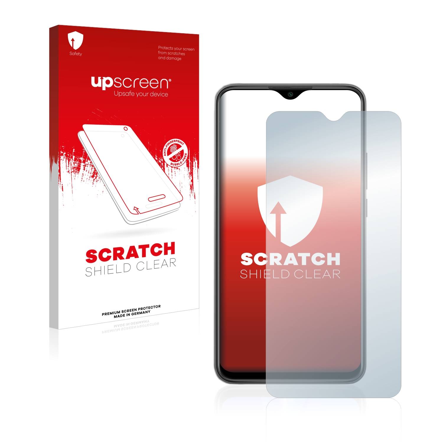 upscreen Schutzfolie für Xiaomi Redmi 9 Kratzschutz Anti-Fingerprint Klar