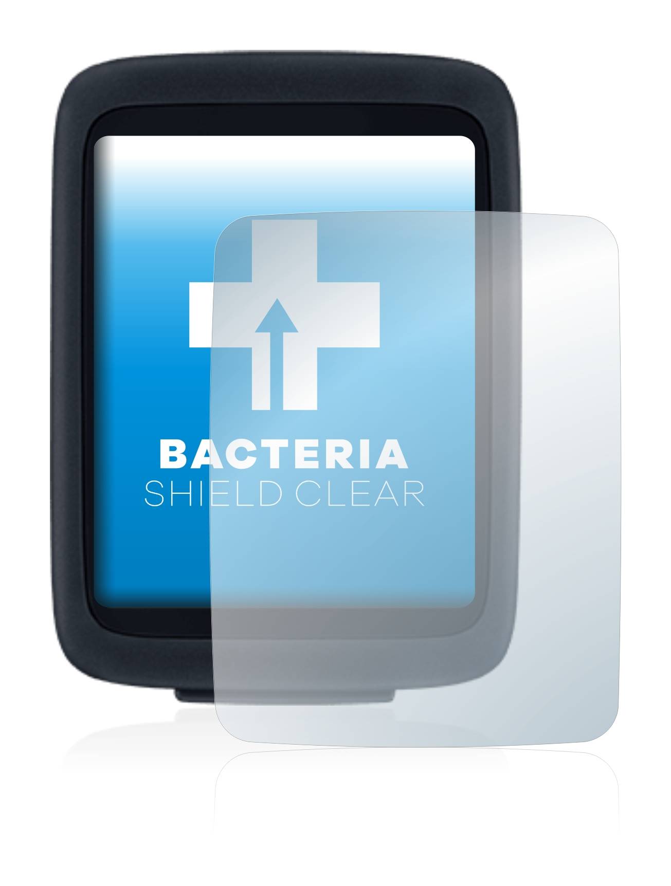upscreen Bacteria Shield Clear Premium Antibakterielle Displayschutzfolie für Sigma BC 10.0