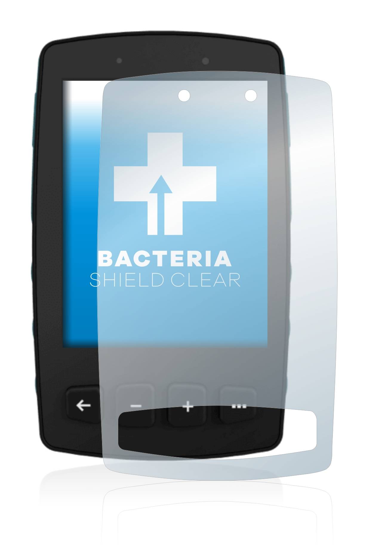 upscreen Bacteria Shield Clear Premium Antibakterielle Displayschutzfolie für TwoNav Trail 2