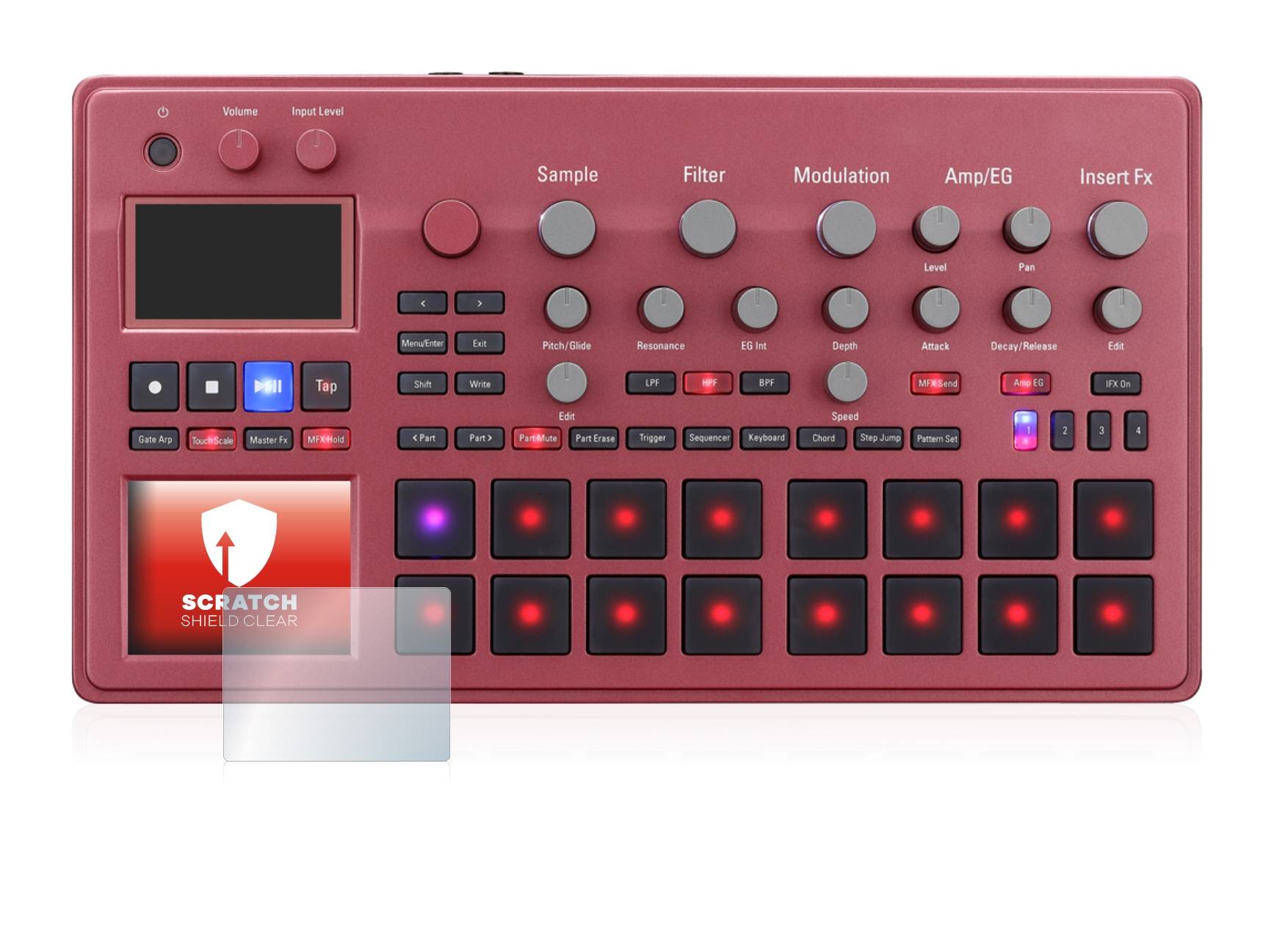 upscreen Scratch Shield Clear Premium Displayschutzfolie für Korg electribe