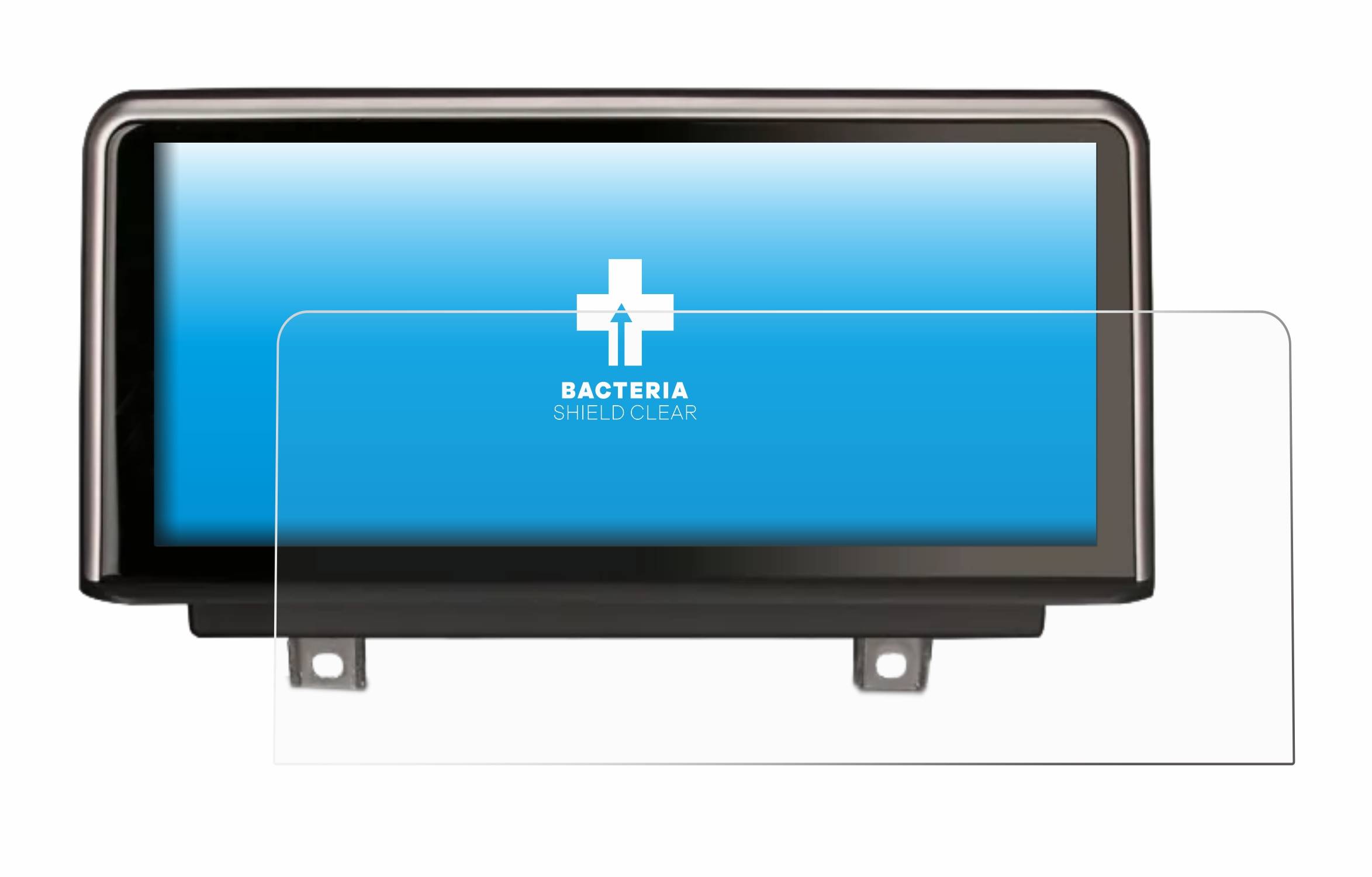 upscreen Bacteria Shield Clear Premium Antibakterielle Displayschutzfolie für Ersin ES2830B