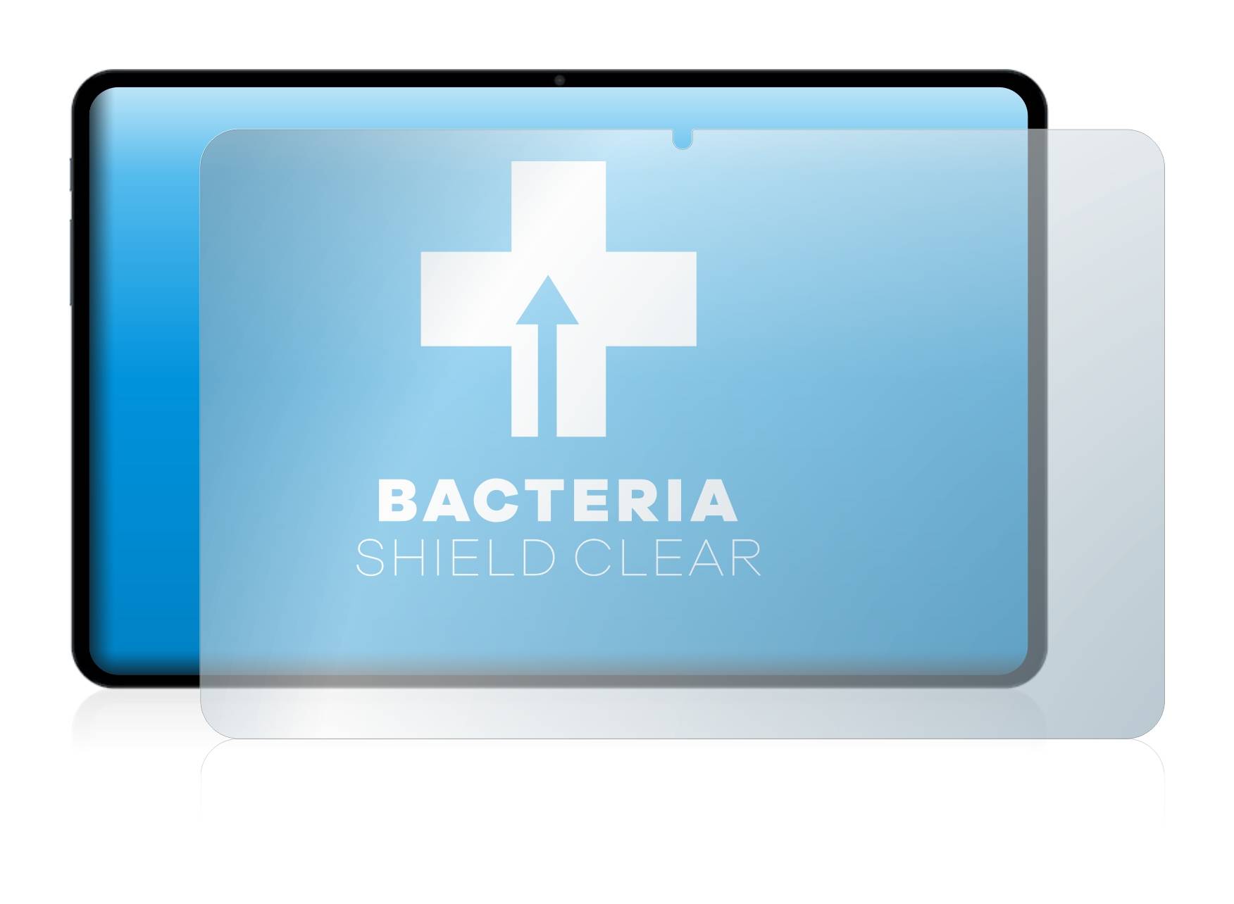 upscreen Bacteria Shield Clear Premium Antibakterielle Displayschutzfolie für Teclast T40