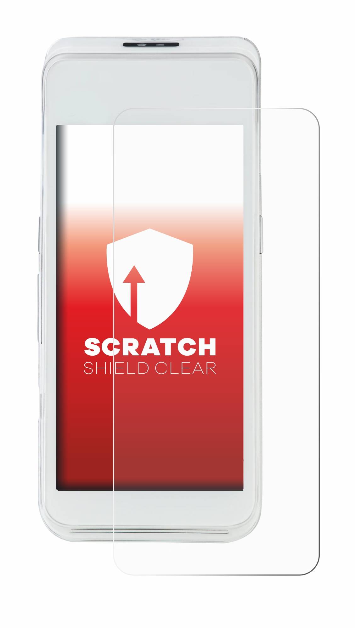 upscreen Scratch Shield Clear Premium Displayschutzfolie für Pax A920