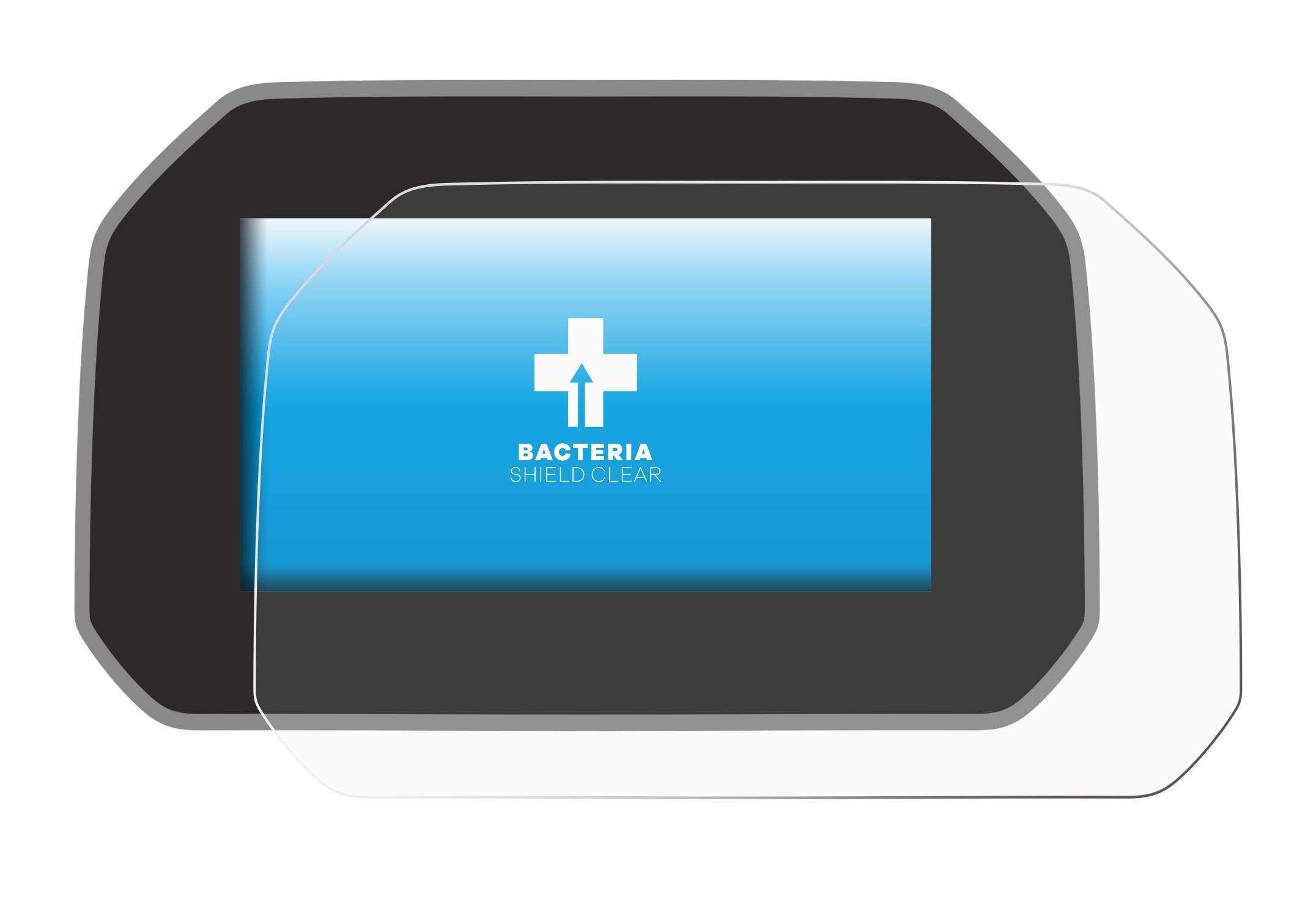 upscreen Bacteria Shield Clear Premium Antibakterielle Displayschutzfolie für BMW R 1250 GS