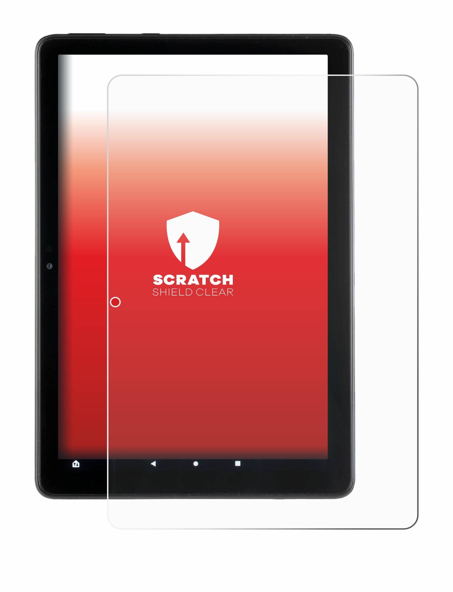 upscreen Scratch Shield Clear Premium Displayschutzfolie für Amazon Fire HD 10 2021 (11.