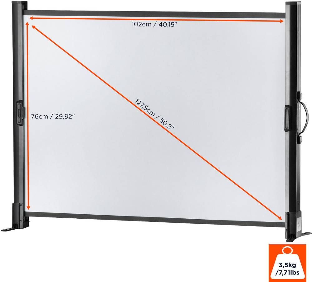 Celexon Mobil Professional 1090377 Tischleinwand 102 x 76 cm Bildformat: 4:3