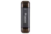 Transcend ESD310C 1TB Externe SSD USB-A (USB 3.2 Gen 2), USB-C® Schwarz TS1TESD310C