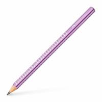 FABER-CASTELL Jumbo Sparkle, B, Violett, Dreieckig, Kunst, Hobby, Schule, Grafische Zeichnung, Büro,