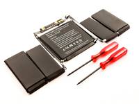 CoreParts Laptop Battery 49Wh Li-Pol 11.41V 4.3Ah for Macbook Pro 13" A1706 (Retina, 2016)