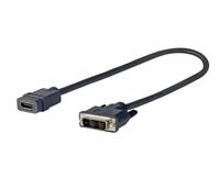 Vivolink PRODVIADAPHDMI, 0,2 m, DVI-D, HDMI, Männlich, Weiblich, Gerade