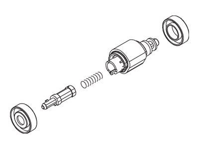 HP RM1-2727-000CN - Roller - Blau - Grau
