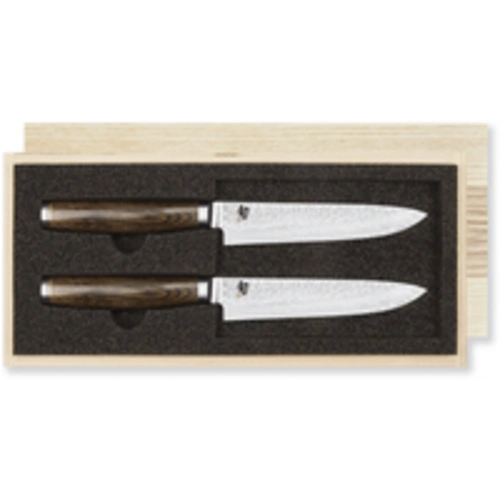 kai Europe kai TDMS-400 - Messer-Set - Stahl - Holz - Silber - Holz - 2 Stück(e) kai Europe kai TDMS-400 - Messer-Set - Stahl - Holz - Silber - Holz - 2 Stück(e)