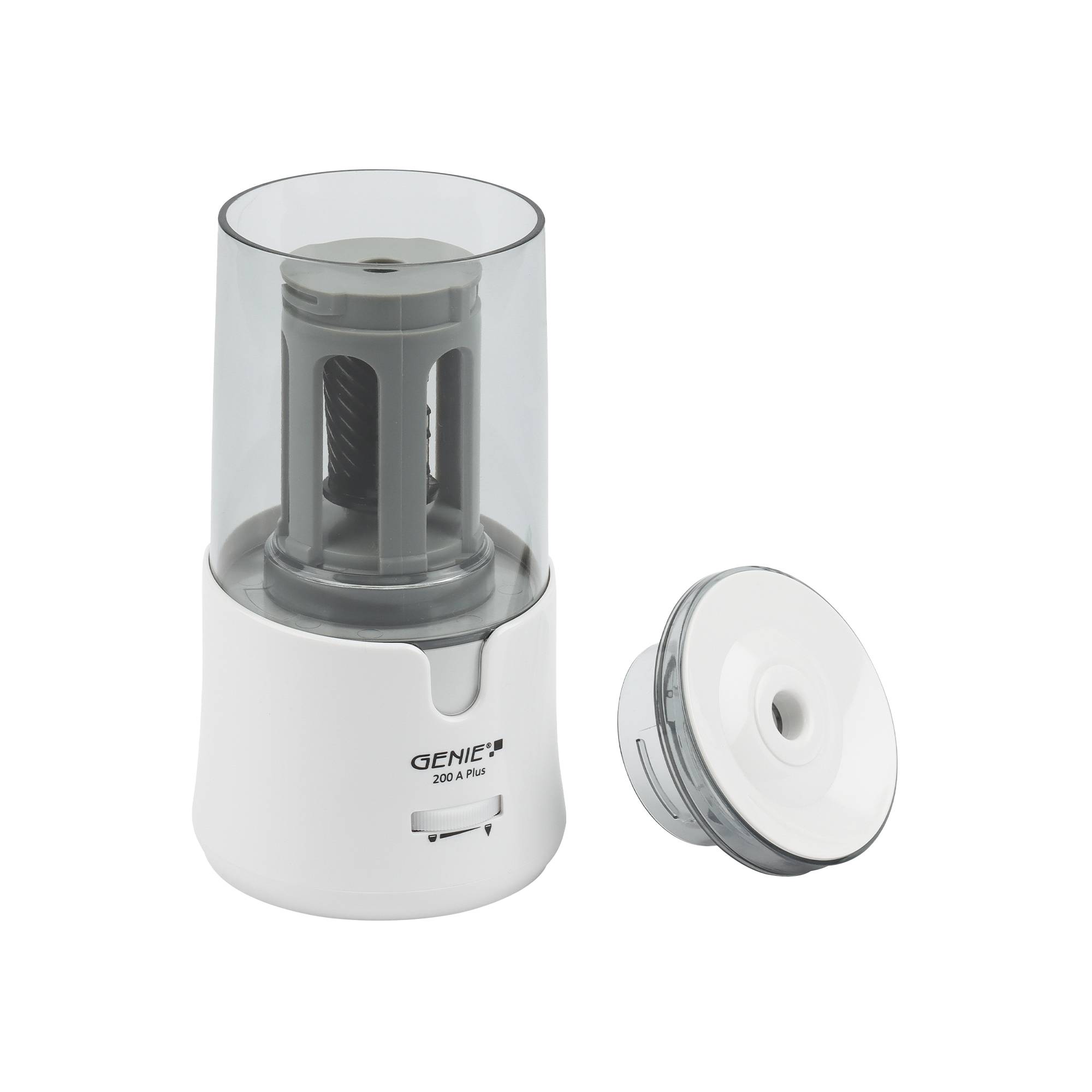 Genie 200 A Plus, Elektrischer Bleistiftspitzer, Weiß, Kunststoff, 1,2 cm, 6 mm, 175 mm