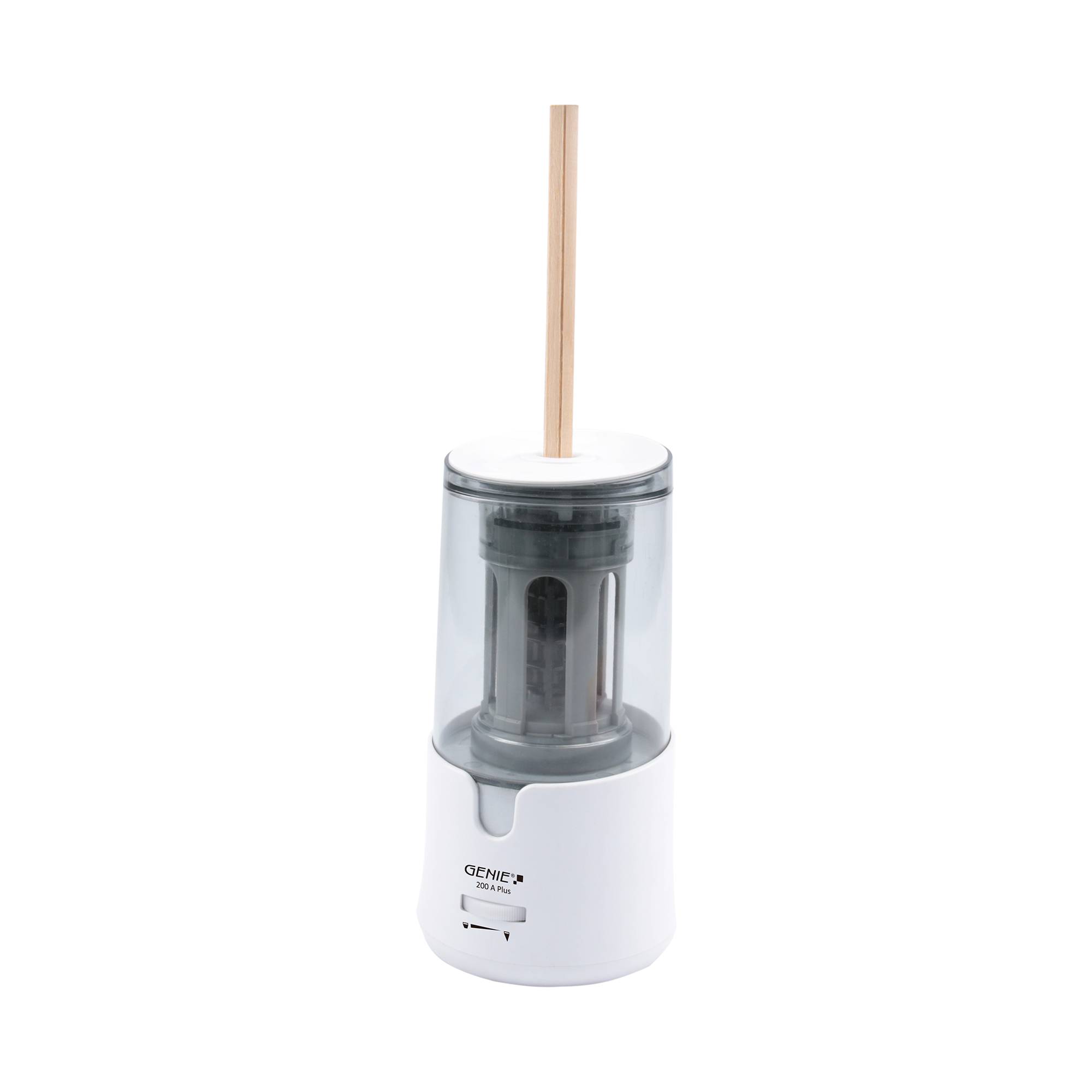 Genie 200 A Plus, Elektrischer Bleistiftspitzer, Weiß, Kunststoff, 1,2 cm, 6 mm, 175 mm