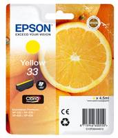Epson Druckerpatrone T3344, 33 Original Gelb C13T33444010