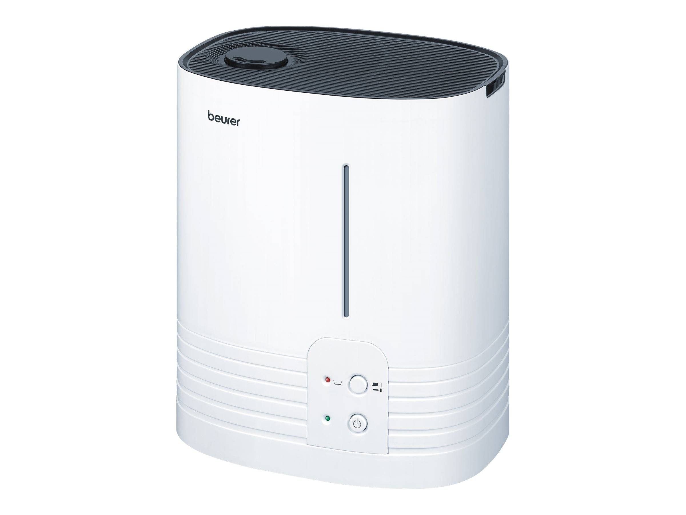 Rotel Beurer LB 55 - Luftbefeuchter - wei?/schwarz Fl?che: 50 m? 6.000 ml 2 Stuf
