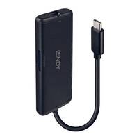 LINDY DST-Mini, USB Typ C 4K Laptop Mini Dock Multimedia-Technik Dockingstation