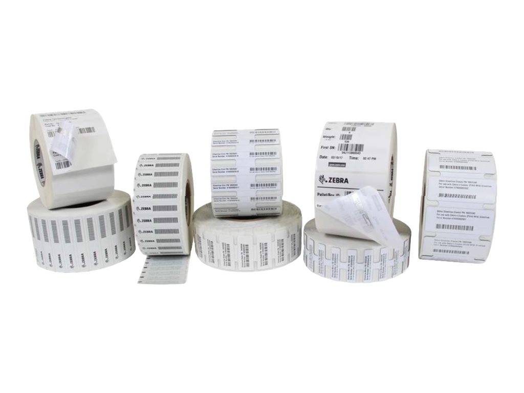 Etikettenrolle, Zebra, Kunststoff (Polyester), beschichtet, Thermotransfer, Kern: 76 mm, Durchmesser