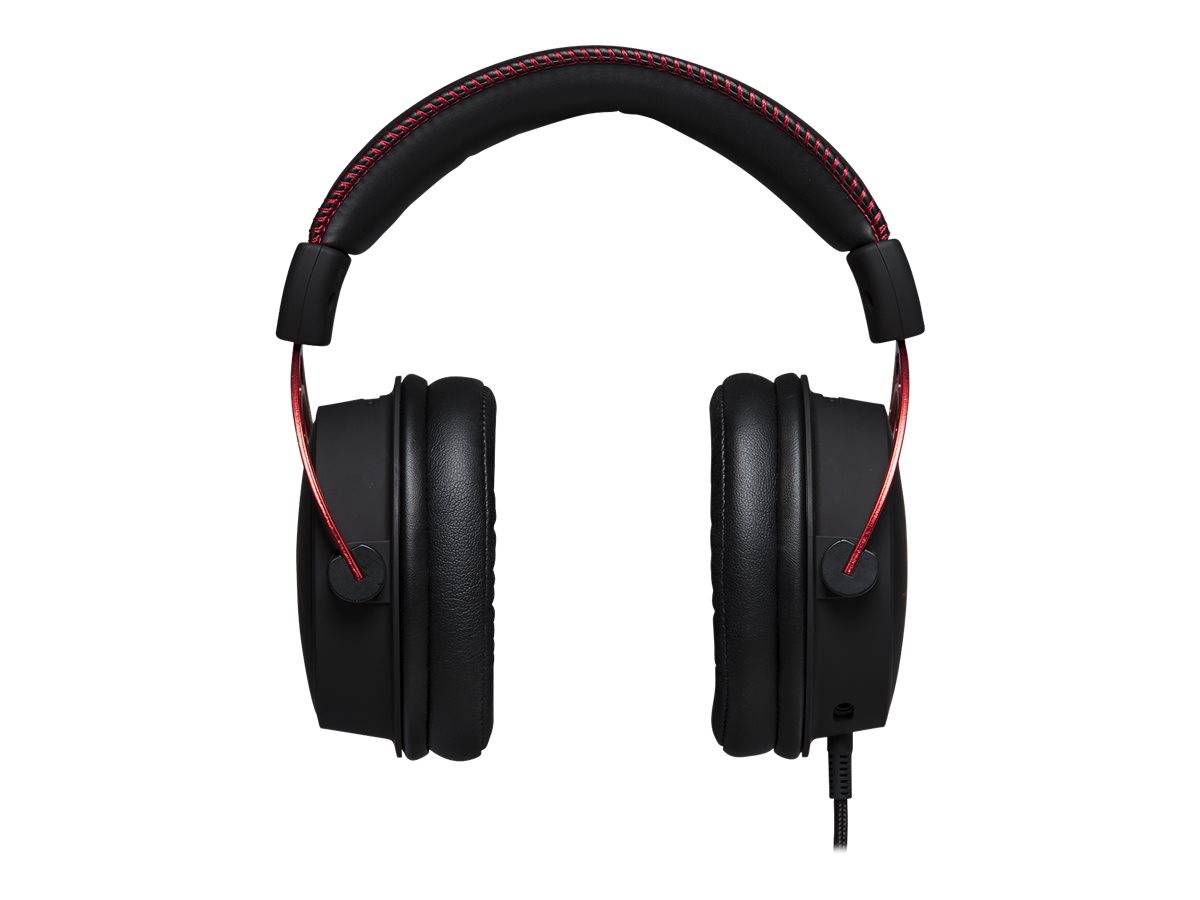 HyperX Cloud Alpha Gaming Headset - Over-Ear - black red -
