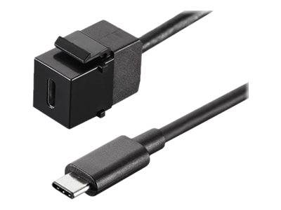 BACHMANN Keystone USB 3.1 Kupplung Typ C, Buchse/Stecker, 0,5 m